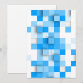 SlipperyJoe's vierkanten maken kunst mozaïek moder Feestdagenkaart (Voorkant / Achterkant)