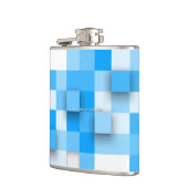 SlipperyJoe's vierkanten maken kunst mozaïek moder Heupfles (Links)