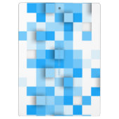 SlipperyJoe's vierkanten maken kunst mozaïek moder Klembord (Achterkant)