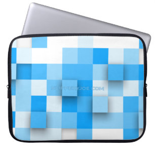 SlipperyJoe's vierkanten maken kunst mozaïek moder Laptop Sleeve
