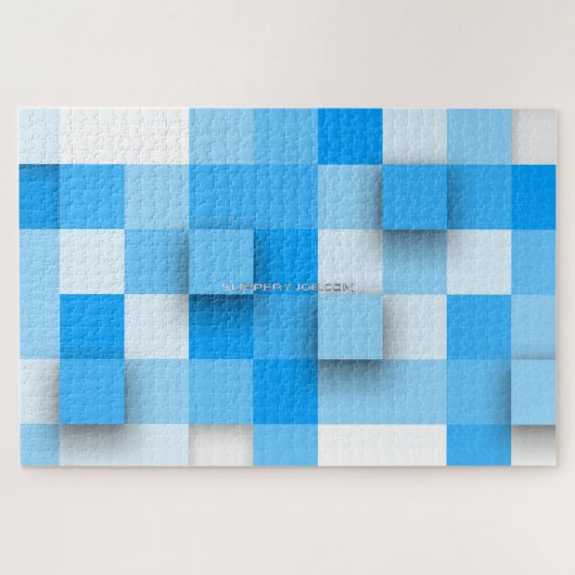 SlipperyJoe's vierkanten maken kunst mozaïek moder Legpuzzel (Horizontaal)