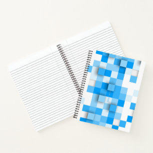 SlipperyJoe's vierkanten maken kunst mozaïek moder Notitieboek