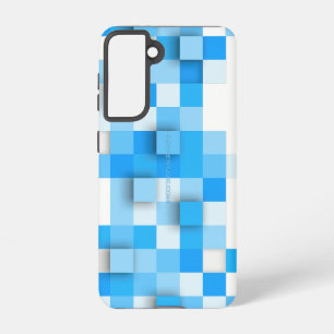 SlipperyJoe's vierkanten maken kunst mozaïek moder Samsung Galaxy Hoesje