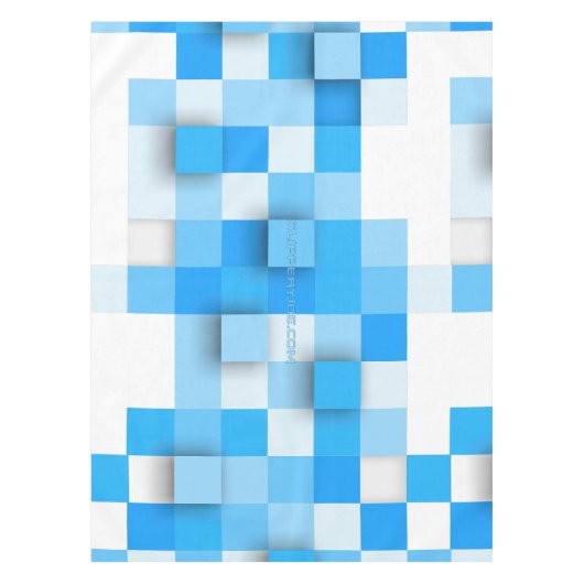 SlipperyJoe's vierkanten maken kunst mozaïek moder Tafelkleed (Voorkant)