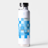 SlipperyJoe's vierkanten maken kunst mozaïek moder Waterfles (Rechts)