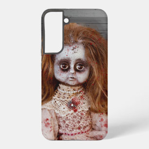 SlipperyJoe's vintage angstaanjagende porseleinen Samsung Galaxy Hoesje