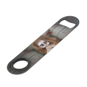 SlipperyJoe's vintage angstaanjagende porseleinen Speed Flessenopener