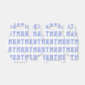 SlipperyJoe's vlees levendige grote vetblauwe lett Bedankdoosjes (Uitgevouwen)