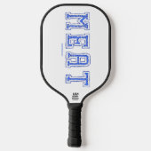 SlipperyJoe's vlees levendige grote vetblauwe lett Pickleball Paddle (Achterkant)