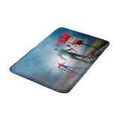 SlipperyJoe's vrolijke Halloween gloeiende ogen zo Badmat (Gekanteld)