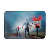 SlipperyJoe's vrolijke Halloween gloeiende ogen zo Badmat (Voorkant)