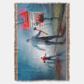 SlipperyJoe's vrolijke Halloween gloeiende ogen zo Deken (Voorkant Verticaal)