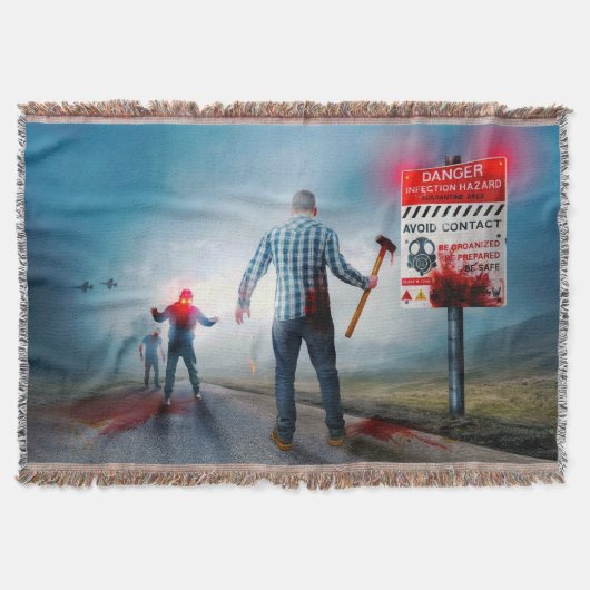 SlipperyJoe's vrolijke Halloween gloeiende ogen zo Deken (Voorkant)