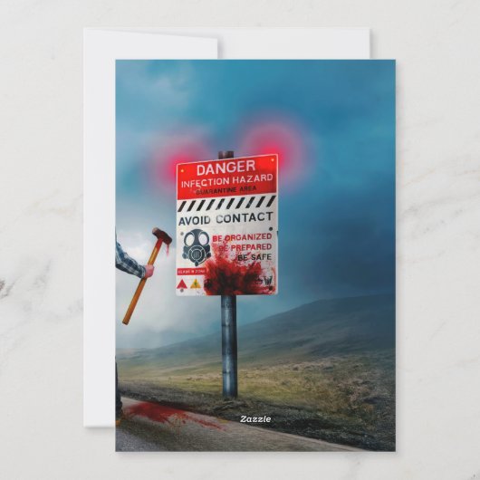 SlipperyJoe's vrolijke Halloween gloeiende ogen zo Feestdagenkaart (Achterkant)