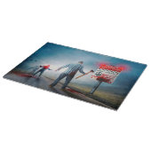 SlipperyJoe's vrolijke Halloween gloeiende ogen zo Snijplank (Hoek)