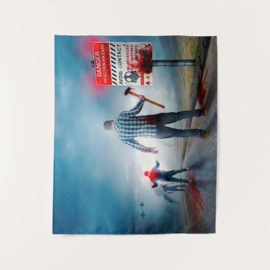 SlipperyJoe's vrolijke Halloween gloeiende ogen zo Wandkleed (Voorkant)