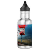 SlipperyJoe's vrolijke Halloween gloeiende ogen zo Waterfles (Rechts)