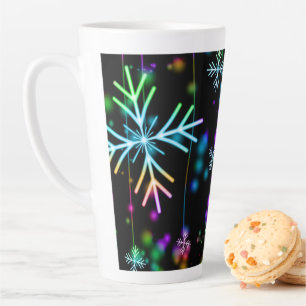 SlipperyJoe's vrolijke levendige kerstsfeer  Latte Mok