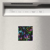 SlipperyJoe's vrolijke levendige kerstsfeer  Magneet (Insitu (Vaatwasser))
