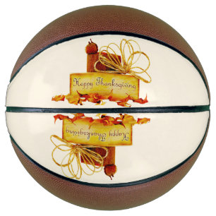 SlipperyJoe's warme feestelijke Thanksgiving-sfeer Basketbal
