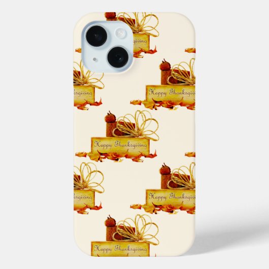 SlipperyJoe's warme feestelijke Thanksgiving-sfeer Case-Mate iPhone Case (Achterkant)