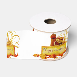 SlipperyJoe's warme feestelijke Thanksgiving-sfeer Grosgrain Lint