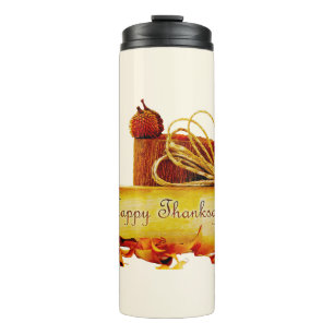 SlipperyJoe's warme feestelijke Thanksgiving-sfeer Thermosbeker