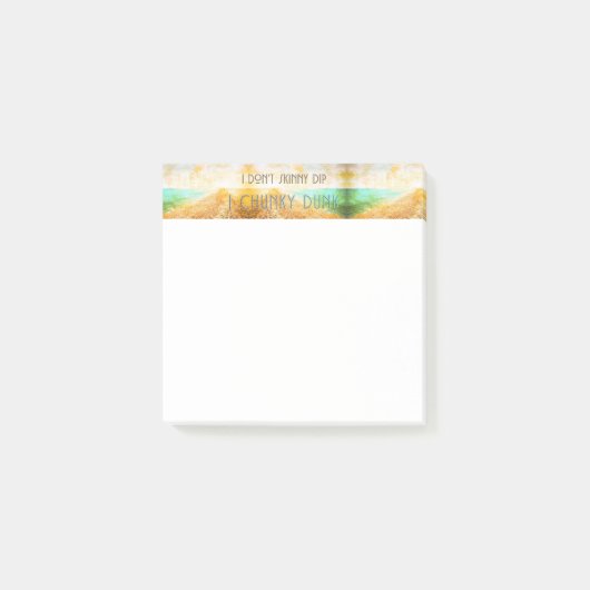 SlipperyJoe's warme idyllische strandtafereel camp Post-it® Notes (Voorkant)