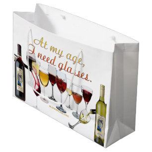 SlipperyJoe's wijn drinkglas ondeugende grap rood Groot Cadeauzakje