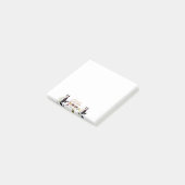 SlipperyJoe's wijn drinkglas ondeugende grap rood Post-it® Notes (Schuin)