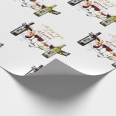 SlipperyJoe's wijnglazen gefermenteerde druiven wi Cadeaupapier (Hoek)