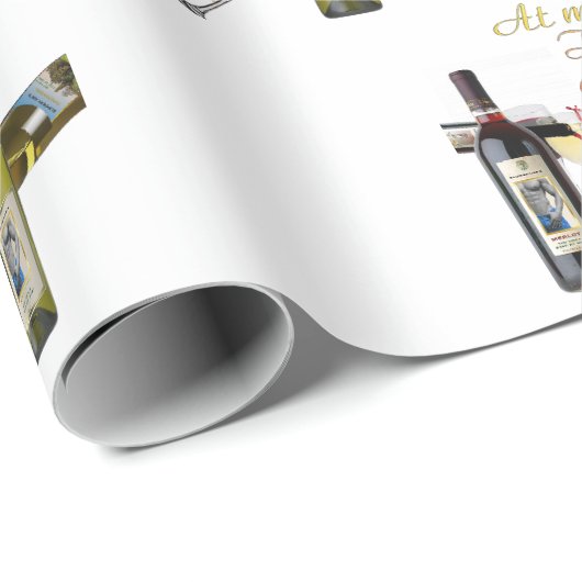 SlipperyJoe's wijnglazen gefermenteerde druiven wi Cadeaupapier (Rol Hoek)