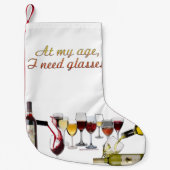 SlipperyJoe's wijnglazen gefermenteerde druiven wi Kleine Kerstsok (Voorkant)