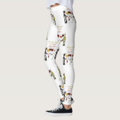 SlipperyJoe's wijnglazen gefermenteerde druiven wi Leggings (Links)