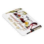 SlipperyJoe's wijnglazen gefermenteerde druiven wi Magneet (Rechterzijde)