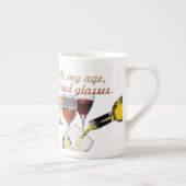 SlipperyJoe's wijnglazen gefermenteerde druiven wi Porselein Kop (Rechts)