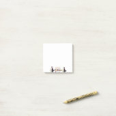 SlipperyJoe's wijnglazen gefermenteerde druiven wi Post-it® Notes (Op bureau)