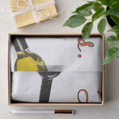 SlipperyJoe's wijnglazen gefermenteerde druiven wi Tissuepapier (Geschenk)