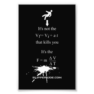 SlipperyJoe's wiskunde van de Wetenschap Foto Afdruk