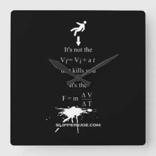 SlipperyJoe's wiskunde van de Wetenschap Vierkante Klok