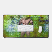 SlipperyJoe's witte gespierde sexy man speedo zwar Bureaumat (Keyboard & Muis)