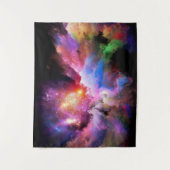 SlipperyJoe's wolkenkunst abstract levendig surreë Wandkleed (Voorkant)