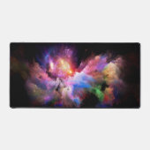 SlipperyJoe's wolkenkunstwerk abstract levendig su Bureaumat (Voorkant)