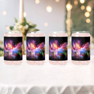 SlipperyJoe's wolkenkunstwerk abstracte levendige  Blikvorm Glas