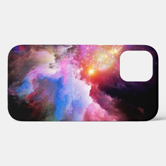 SlipperyJoe's wolkenkunstwerk abstracte levendige Case-Mate iPhone Case (Achterkant (horizontaal))
