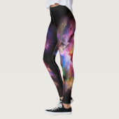 SlipperyJoe's wolkenkunstwerk abstracte levendige  Leggings (Links)