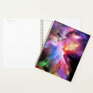 SlipperyJoe's wolkenkunstwerk abstracte levendige Planner