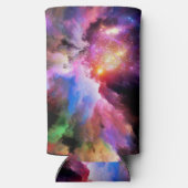 SlipperyJoe's wolkenkunstwerk abstracte levendige Seltzer Blikjeskoeler (Achterkant)