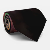 SlipperyJoe's wolkenkunstwerk abstracte levendige Stropdas (Opgerold)