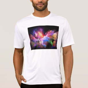 SlipperyJoe's wolkenkunstwerk abstracte levendige  T-shirt